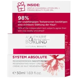   Annemarie Borlind System Absolute Anti-Aging Regeneračný Nočný Krém 50ml, s bezplatným vzorkom 2x2ml