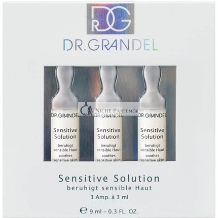 Dr. Grandel Sensitive Solution Aktív Ampulky 3x3ml - Upokojuje Citlivú Pokožku