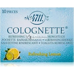 4711 Lemon Colognette Osviežujúce Utierky, 10 ks