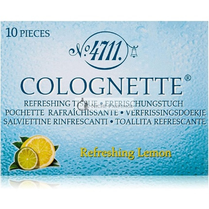 4711 Lemon Colognette Osviežujúce Utierky, 10 ks