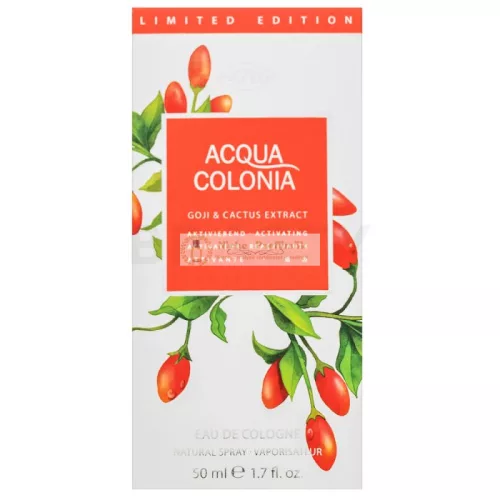 4711 Acqua Colonia Goji & Cactus kolínska voda unisex 50 ml