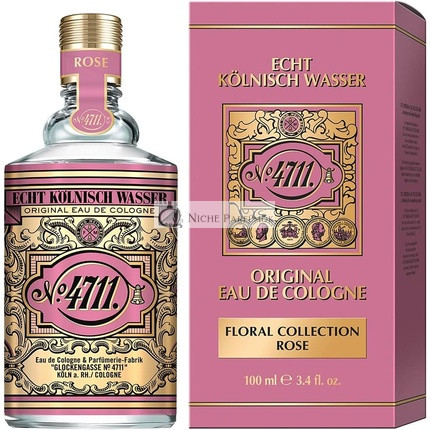 4711 Kvetinová kolekcia Ruža Eau De Cologne Sprej, 100 ml