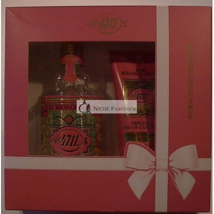 4711 Kvetinová kolekcia Róžový set 100ml Eau de Cologne sprej + 50ml sprchový gél