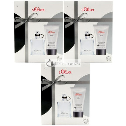 s.Oliver Pánsky darčekový set 30ml Eau de Toilette a 75ml sprchový gél