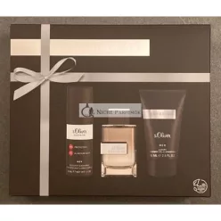   S.Oliver Superior Pánsky Darčekový Set 30ml EDT, 75ml Sprchový Gél, 50ml Deodorant