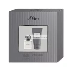   s.Oliver For Him Darčeková sada Svieže, Trblietavé Mužské Parfum 30ml & Sprchový gél 75ml