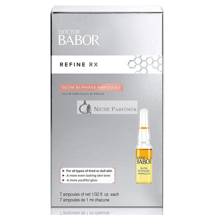 BABOR Refine RX Glow Bi-Phase Ampoule Sérum - Anti-Aging Kolagén Posilňujúce Vitamín C 7 Dňová Rovnomerná Pleť