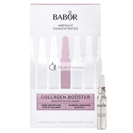 BABOR Kolagénový Booster Proti Starnutiu Sérum Ampulky na Tvár s Tripeptidom pre Elasticitu a Hladkosť, 7x2ml