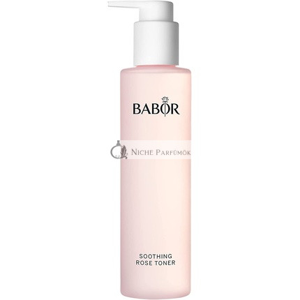 BABOR CLEANSING Ružová Tonizačná Esencia pre Všetky Typy Pleti, 200 ml Vegán Formula