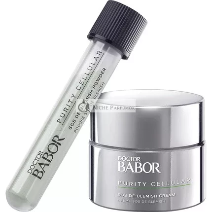 DOCTOR BABOR SOS De-Blemish Sada, Anti-Blemish Krém a Púder 59ml