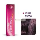 Wella Professionals Color Touch Plus profesionálna demi-permanentná farba na vlasy 55/06 60 ml