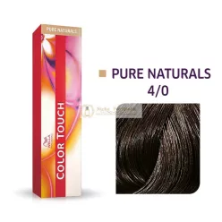   Wella Professionals Color Touch Pure Naturals profesionálna demi-permanentná farba na vlasy s multi-rozmernym efektom 4/0 60 ml