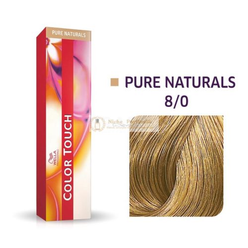 Wella Professionals Color Touch Pure Naturals profesionálna demi-permanentná farba na vlasy s multi-rozmernym efektom 8/0 60 ml