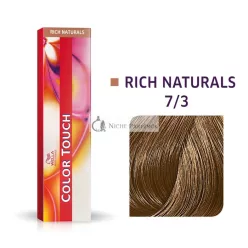   Wella Professionals Color Touch Rich Naturals profesionálna demi-permanentná farba na vlasy s multi-rozmernym efektom 7/3 60 ml