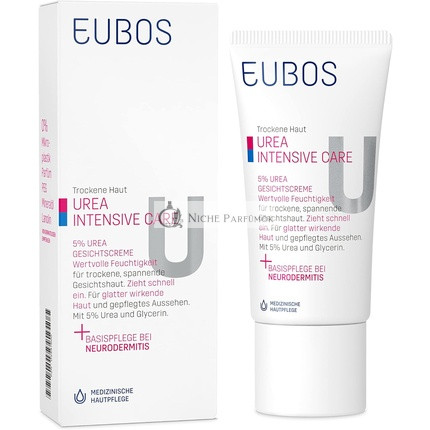 Eubos Krém na tvár pre suchú pokožku s urea 5%, 50ml
