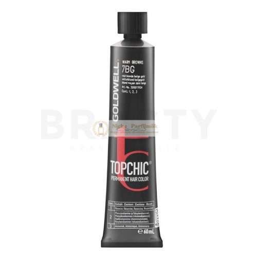 Goldwell Topchic Hair Color profesionálna permanentná farba na vlasy 7BG 60 ml