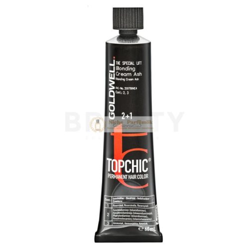 Goldwell Topchic Hair Color profesionálna permanentná farba na vlasy pre všetky typy vlasov Blonding Cream - Ash 60 g