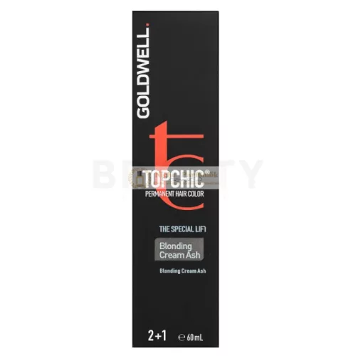 Goldwell Topchic Hair Color profesionálna permanentná farba na vlasy pre všetky typy vlasov Blonding Cream - Ash 60 g