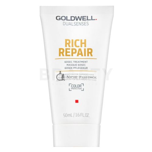 Goldwell Dualsenses Rich Repair 60sec Treatment maska pre suché a poškodené vlasy 50 ml