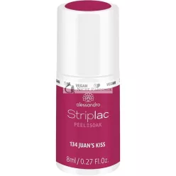   alessandro Striplac Peel or Soak Vegan Juan's Kiss Tmavo fialový LED lak na nechty 8ml