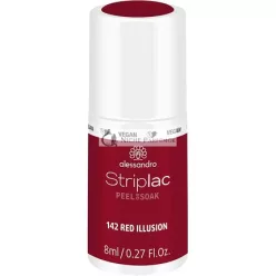   alessandro Striplac Peel or Soak Vegan LED Lak na nechty Rich Red, 8ml