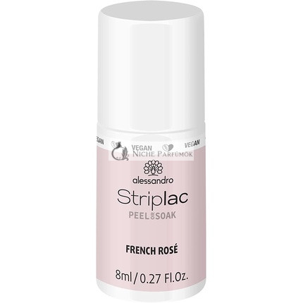 alessandro Striplac Peel or Soak French Rosé LED Nechty Lak 8ml French Pink - 1 Fľaša