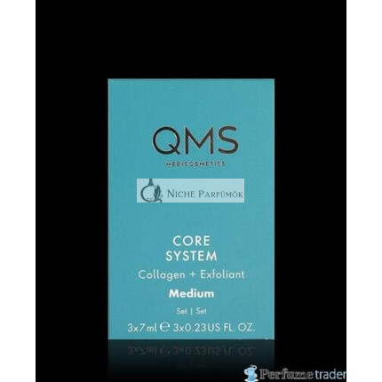 QMS Medicosmetics Základný systém kolagén + Exfoliant sada stredná 3 - balenie 3
