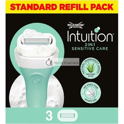 Wilkinson Sword Intuition Sensitive Care Pre Ženy - 3 ks Náhradných Čepelí