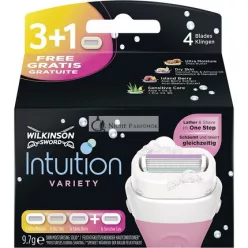 Wilkinson Intuition Rôzne Ženské Žiletky 4 kusy