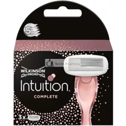   Intuition Complete Wilkinson Sword 3 Náhradné Čepele 5 Čepeľí