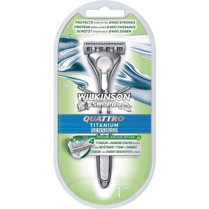 Wilkinson Sword Quattro Titanium Sensitive holiaci strojček