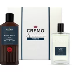   Cremo Palo Santo Darčekový set pre mužov Eau de Toilette 100ml, Telový umývací prostriedok 473ml