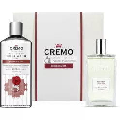   Cremo Bourbon & Oak Darčeková sada pre mužov - Eau de Toilette 100ml + Telový peeling 473ml