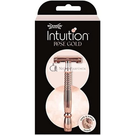 Intuition Rose Gold Bezpečnostný holiaci nôž s 10 čepeľami