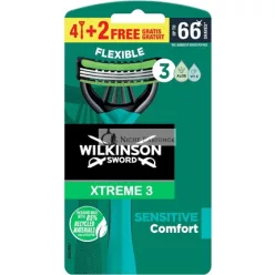   Wilkinson Sword Xtreme 3 Sensitive Jednorazové Holiace Stroječeky pre Mužov