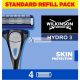 Wilkinson Sword Hydro 3 Ochrana Pokožky Pre Mužov Pravidelné Holiace Čepele 4 kusy