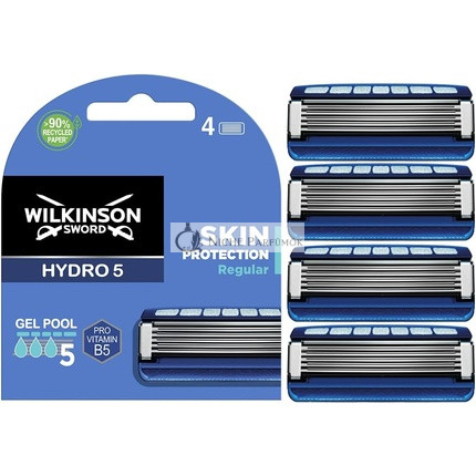 Wilkinson Sword Hydro 5 Ochranné Holiace Čepele - Balenie 4