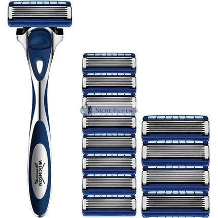 WILKINSON SWORD Hydro 5 Ochrana Pokožky Pánsky Holiaci Strojček + 13 Náhradných Čepelí