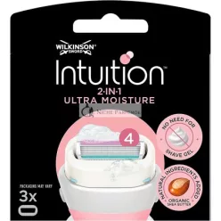 Wilkinson Sword Intuition Ultra Moisture Holiace - 3 kusy
