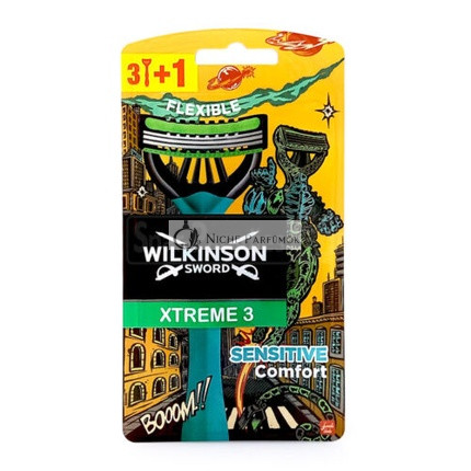 Wilkinson Xtreme 3 Sensitive Comfort Jednorazový Holiaci Strojček
