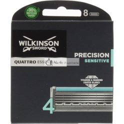   Wilkinson Sword Quattro Titanium Sensitive Náhradné holiace čepele - Balenie po 8