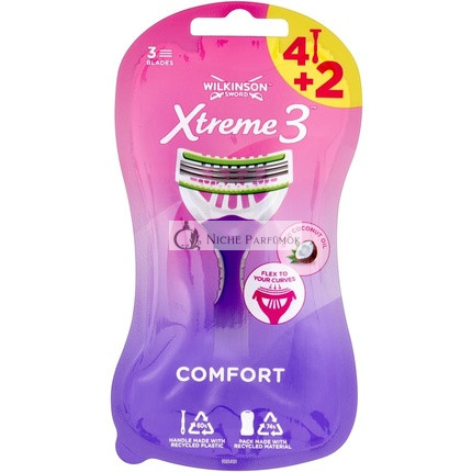 Wilkinson Sword Xtreme 3 jednorazový holiaci strojček pre ženy 6 kusov