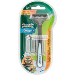   Wilkinson Sword Xtreme3 3-čepelová holiaca súprava + 5 náhradných čepelí
