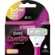 Wilkinson Sword Quattro pre Ženy Citlivé Holiace Čepele 4 kusy