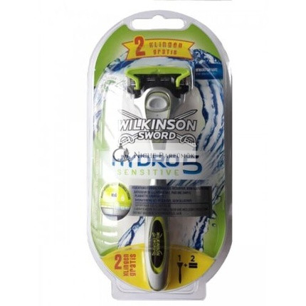 Wilkinson Sword Hydro 5 Sensitive holiaci strojček, 3 čepele, s rukoväťou