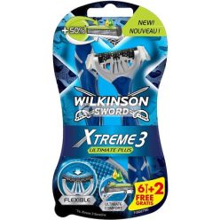   Wilkinson Sword Xtreme 3 Ultimate Plus Jednorazová Holiaca Čepeľ