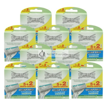 Wilkinson Sword Quattro Titanium Citlivé Břity - NOVÉ - OVP - Muž