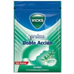 Vicks Praims Doble Accion Sin Azucar, 72 g