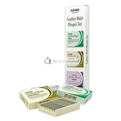 Feather Multi-Blade Britvy sady 1300 1303 1314, 1318