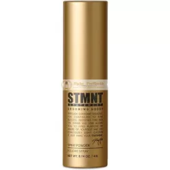   STMNT Grooming Goods Spray Powder, 4g, Extra Matný Finiš, Textúra a Úchop